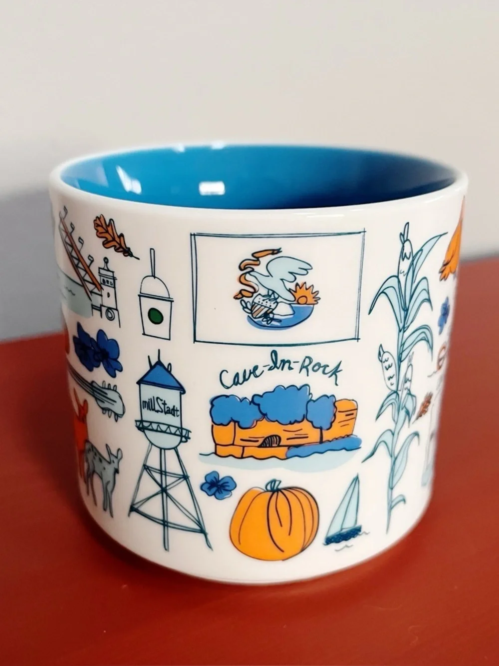 Starbucks Illinois Been There Series Coffee Tea Mug 14 Oz 414 mL Collectors